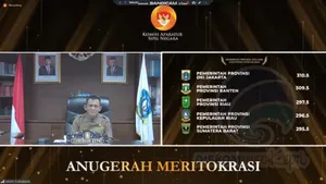 Gubernur Kepri Terima Anugerah Meritokrasi KASN 2021