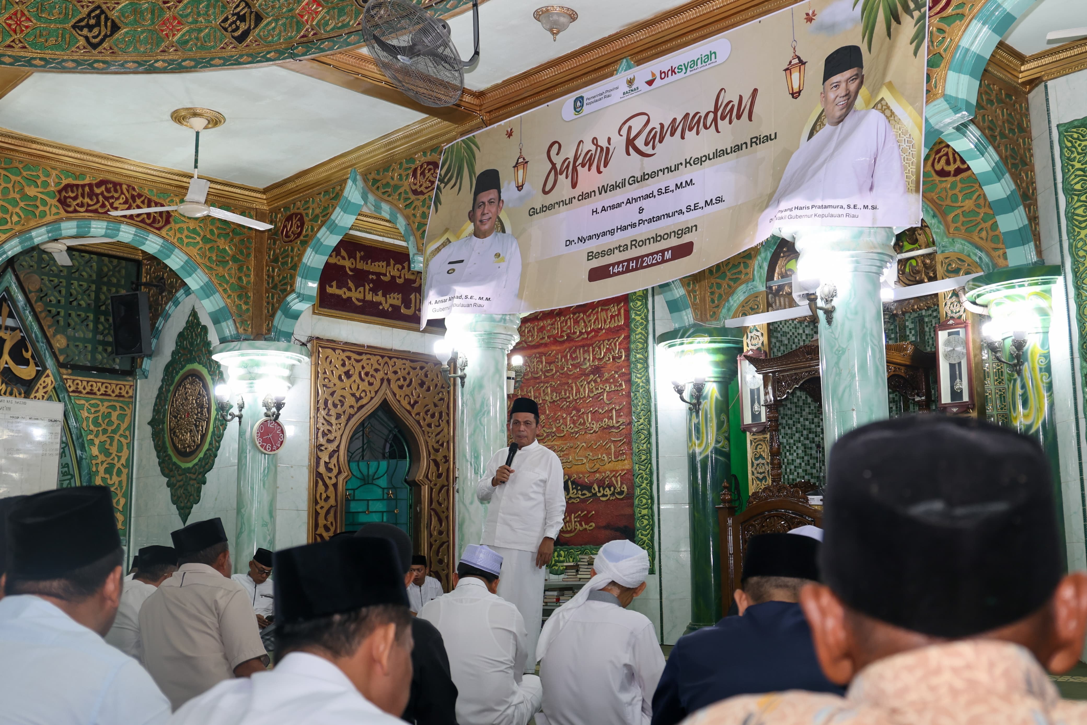 Safari Ramadhan Gubernur Ansar di Masjid Nur Al Weini Tanjungpinang