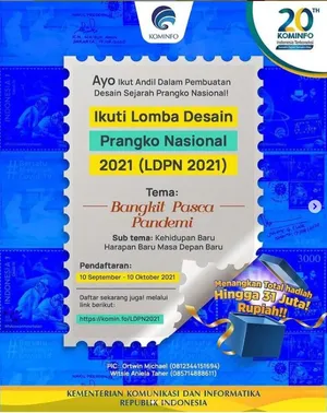 Kemenkominfo RI Ajak Masyarakat Ikuti Lomba Desain Perangko