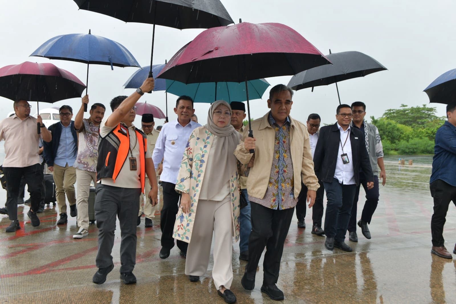 Gubernur Ansar Sambut Kedatangan Ketua MPR RI Ahmad Muzani di Tanjungpinang