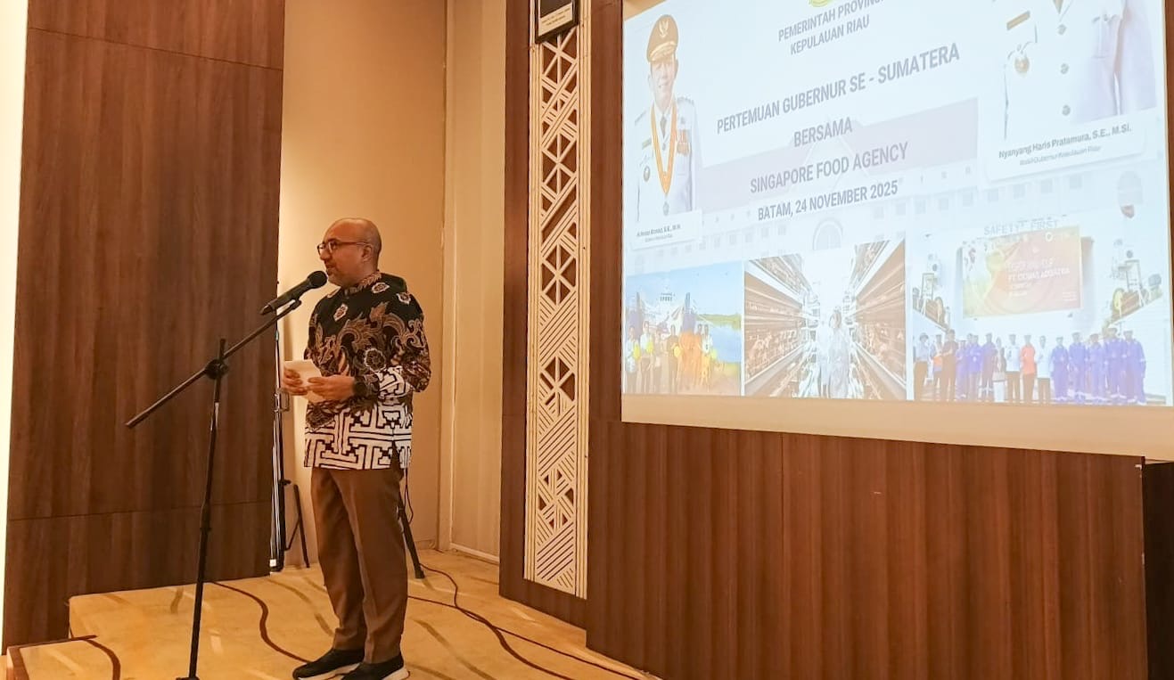 Kepri Dorong Peluang Ekspor Pangan ke Singapura, Fasilitasi Pertemuan Gubernur se-Sumatera dan Singapore Food Agency