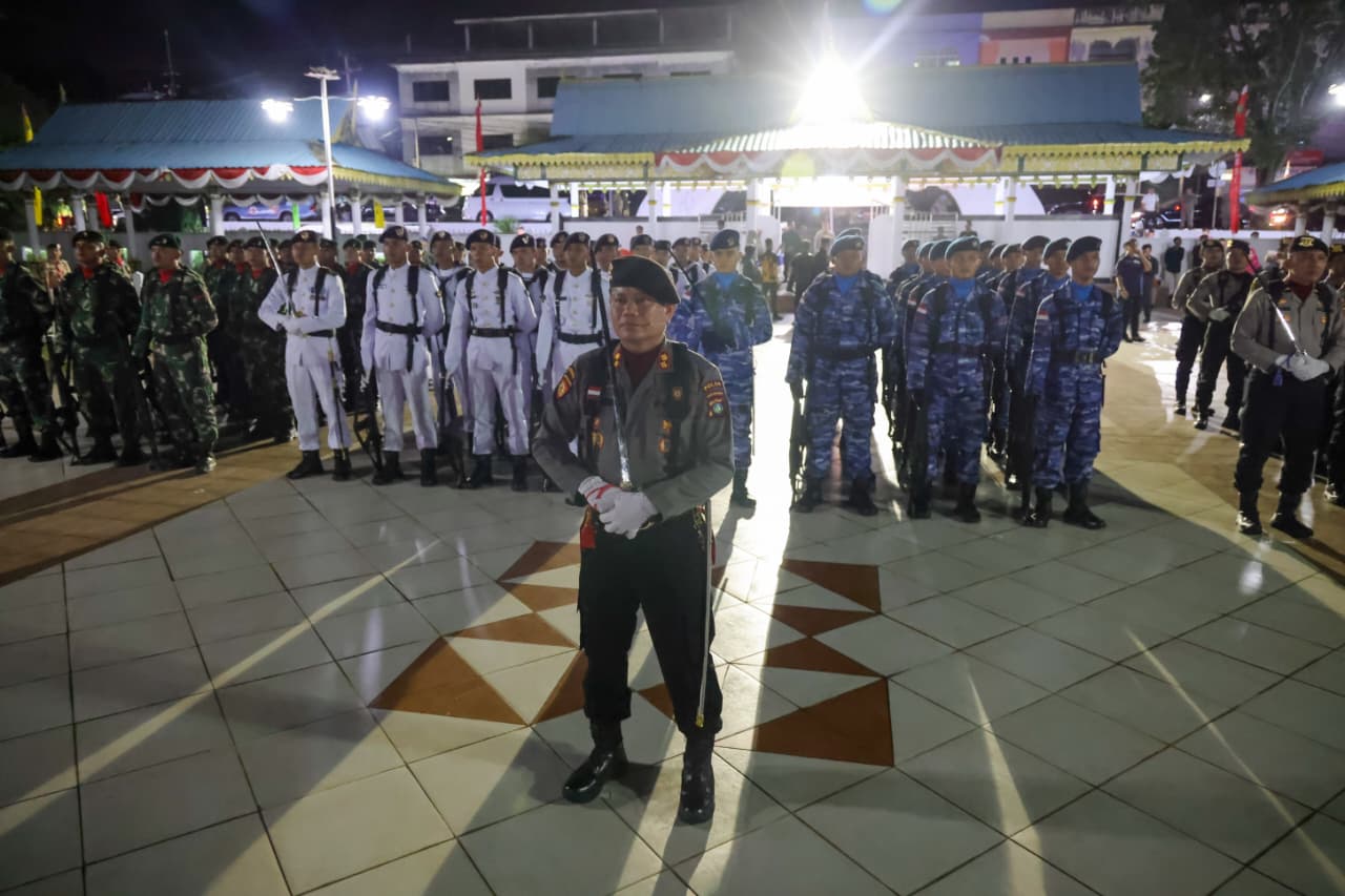 Apel Kehormatan dan Renungan Suci di TMP Pusara Bakti, Warnai Awal Peringatan HUT RI ke-80