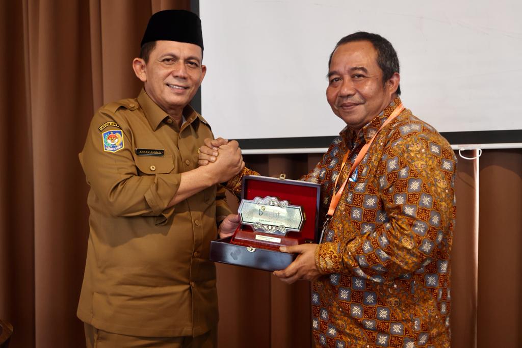 Gubernur Ansar Beraudiensi dengan Pimpinan PT PLN Bright Batam