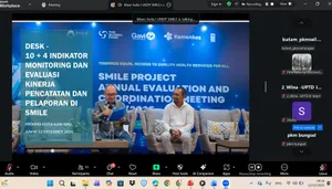 Desk - Evaluasi Kualitas Pencatatan SMILE Program Imunisasi (10+4 Indikator) di Tingkat Dinkes Provinsi, Dinkes Kab/Kota dan Puskesmas Provinsi Kepuluan Riau