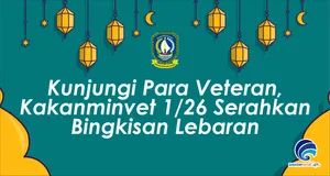 Kunjungi Para Veteran, Kakanminvet  1/26 Serahkan Bingkisan Lebaran