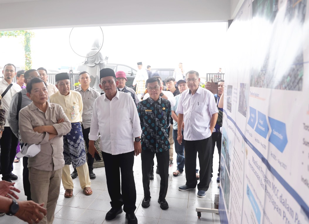 Tinjau Pengembangan Pelabuhan Kuala Riau, Suharso Monoarfa Berpesan Gunakan Konsep Smart City