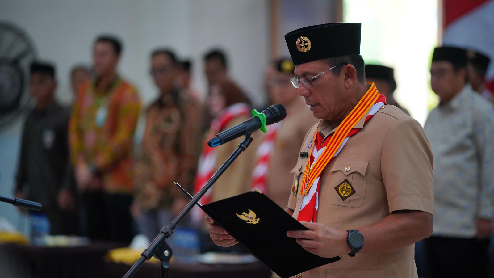 Pramuka Natuna Siap Berinovasi, Gubernur Ansar Lantik Pengurus Masa Bakti 2025–2030