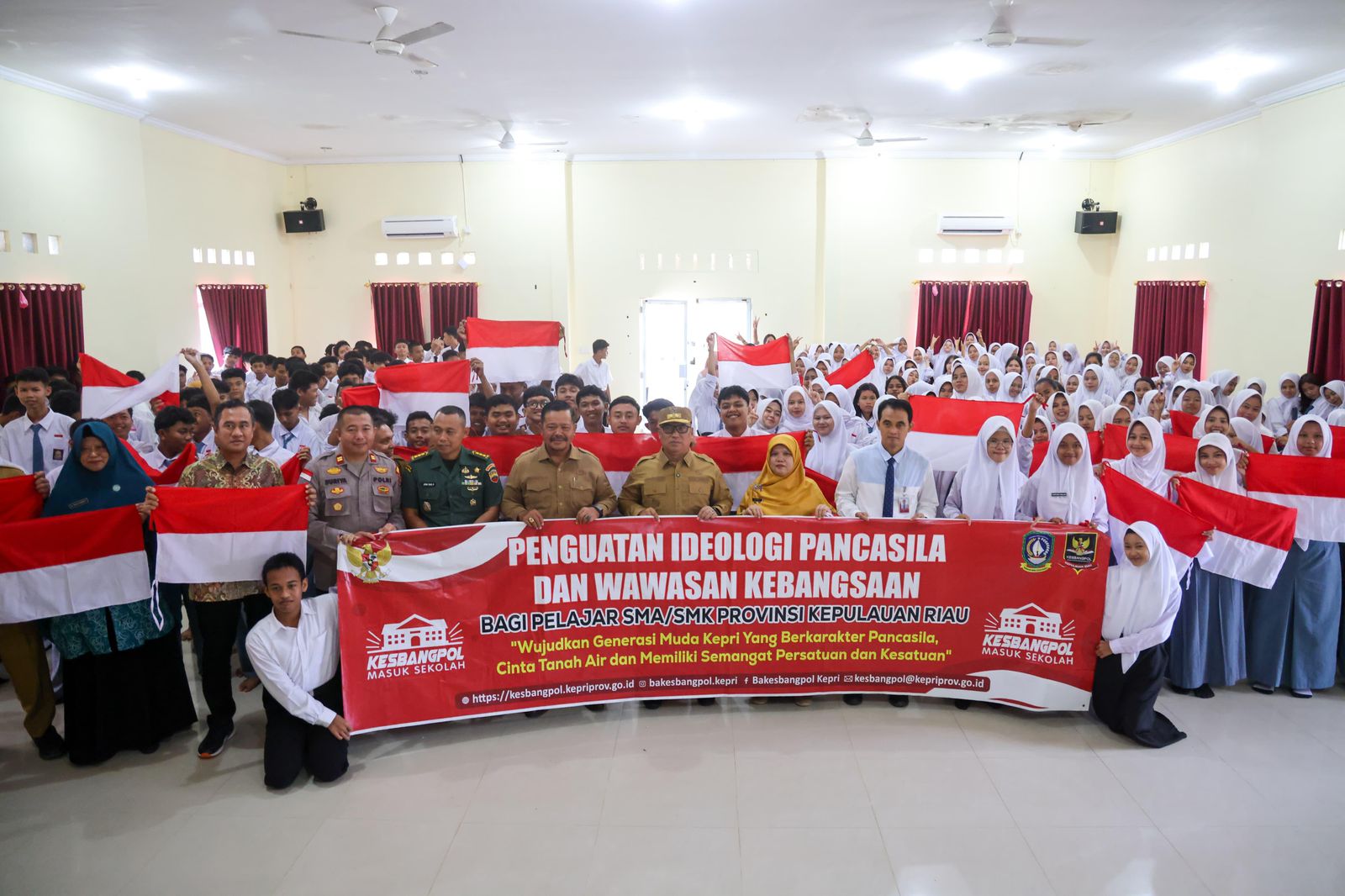 Wagub Nyanyang Hadiri KEMAS Seri-5 di SMKN 1 Bintan Timur, Tekankan Pentingnya Ideologi Pancasila untuk Generasi Muda