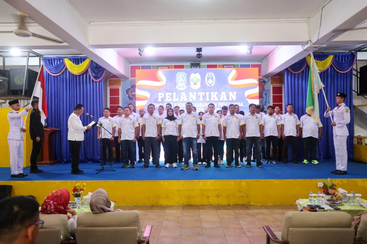 Lantik Pengurus Askab PSSI Lingga, Ansar: Sepak Bola Lingga Harus Jadi Lumbung Talenta Kepri