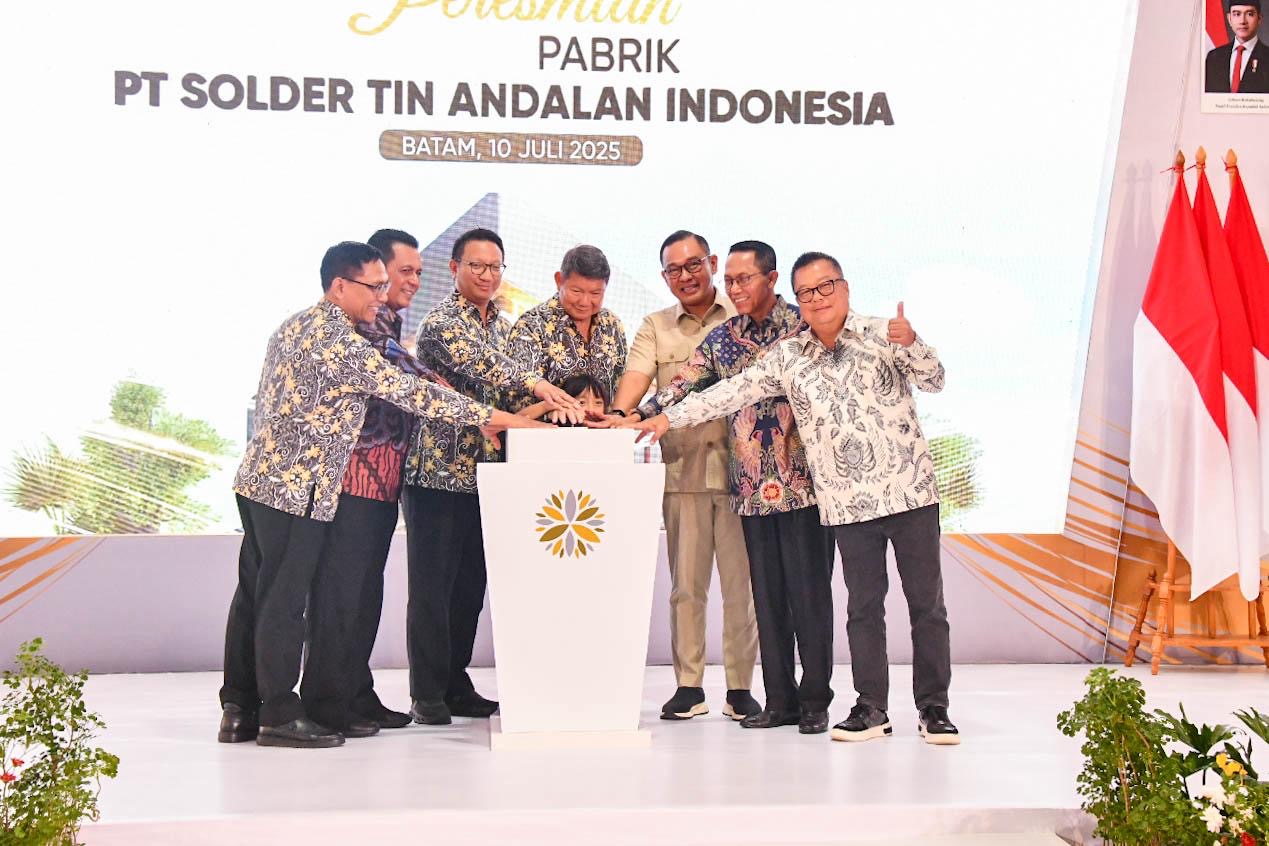 Pabrik PT Solder Tin Resmi Beroperasi, Kepri Mantapkan Langkah Menuju Provinsi Berpendapatan Tinggi