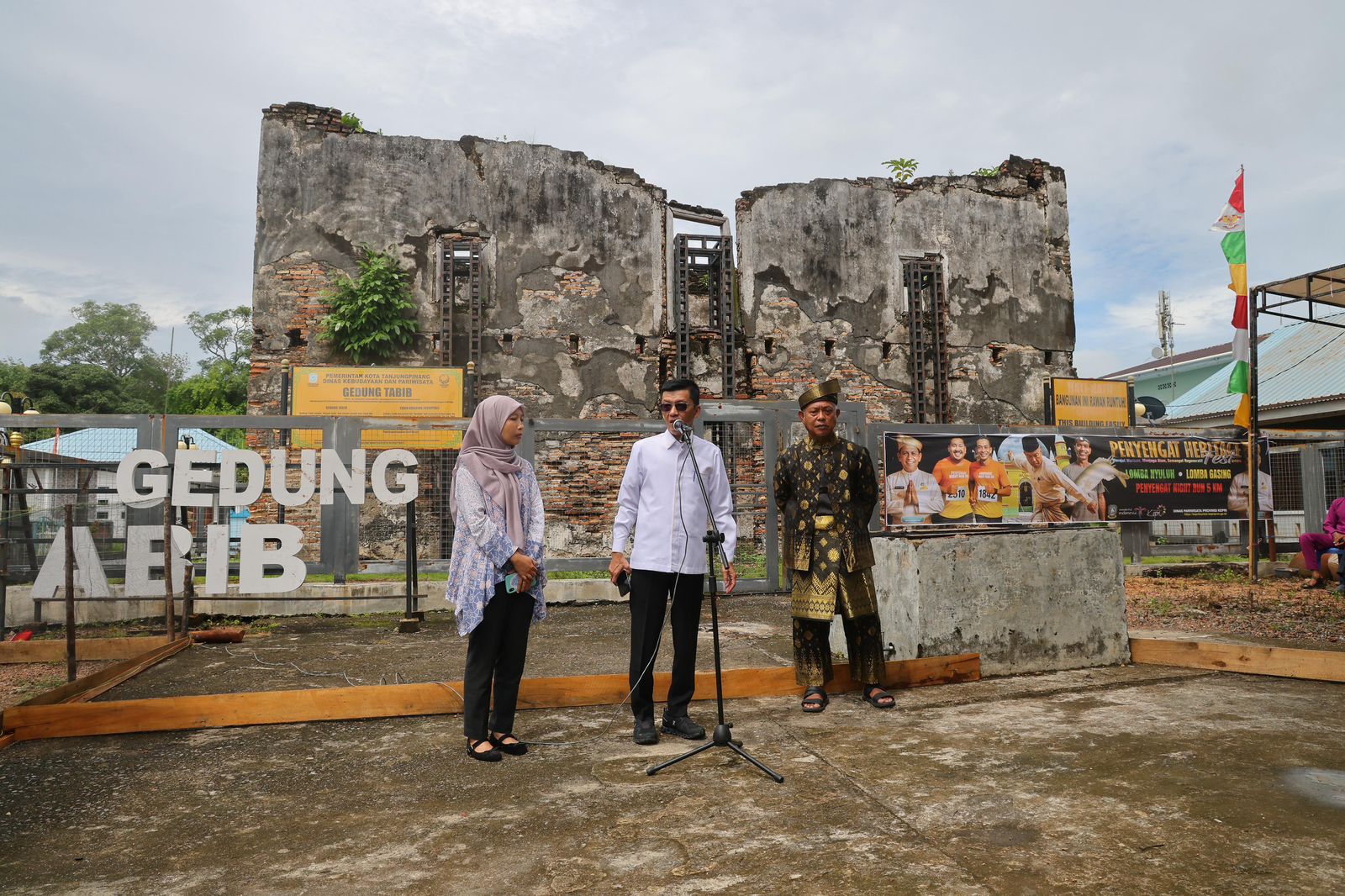 Lomba Gasing jadi Pembuka Penyengat Heritage Fest 2025