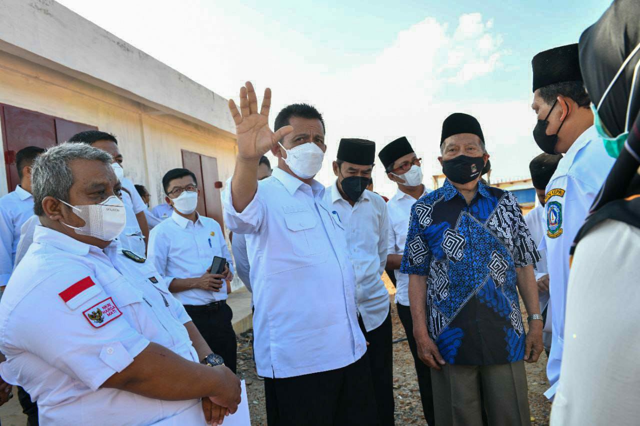 Tinjau Langsung Lokasi Gedung LAM Kepri, Gubernur Ansar Akan Tata Gurindam 12