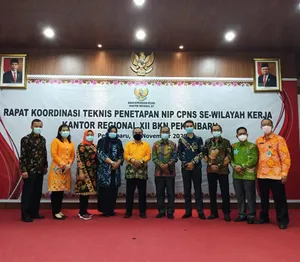 PELAKSANAAN RAPAT KOORDINASI PENETAPAN NIP CPNS