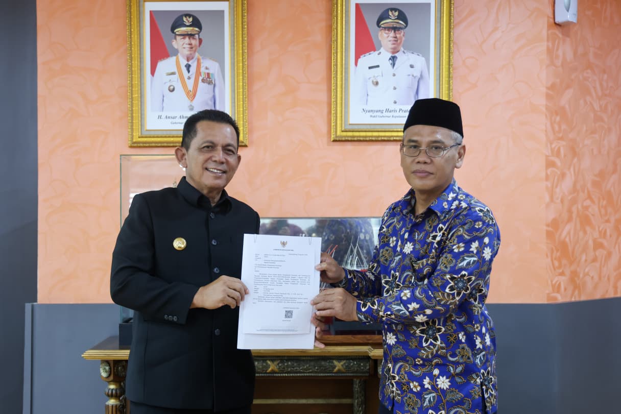 Gubernur Ansar Terima Silaturahmi dan Pamit Kepala BPKP Kepri
