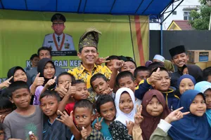 Gubernur Ansar Resmikan PSU di Pulau Buluh, Kota Batam