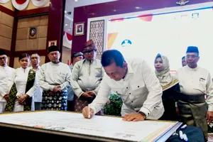 Gubernur Ansar Hadiri Doa Bersama Wujudkan Pilkada Damai dan Peringati Hari Jadi Ke-22 Kepri Bersama Seluruh Unsur Pemerintah dan Masyarakat