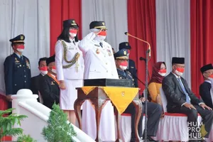 Wagub Marlin Irup Penurunan Bendera