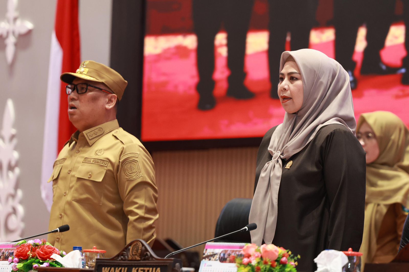 Wagub Nyanyang Hadiri Paripurna Panhir Ranperda LPj APBD 2024