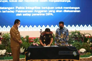 13 Pimpinan Satker Di Provinsi Kepri Terima DIPA 2022