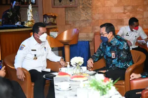 Gubernur Ansar Terima Audensi Kepala Kanwil Ditjen Pajak Kepulauan Riau