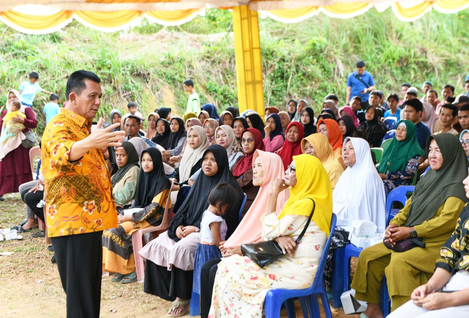 Gubernur Ansar Sosialisasikan Program Strategis Pemprov Kepri di Sei Jati, Kabupaten Bintan