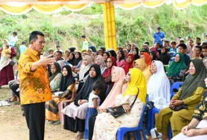 Gubernur Ansar Sosialisasikan Program Strategis Pemprov Kepri di Sei Jati, Kabupaten Bintan