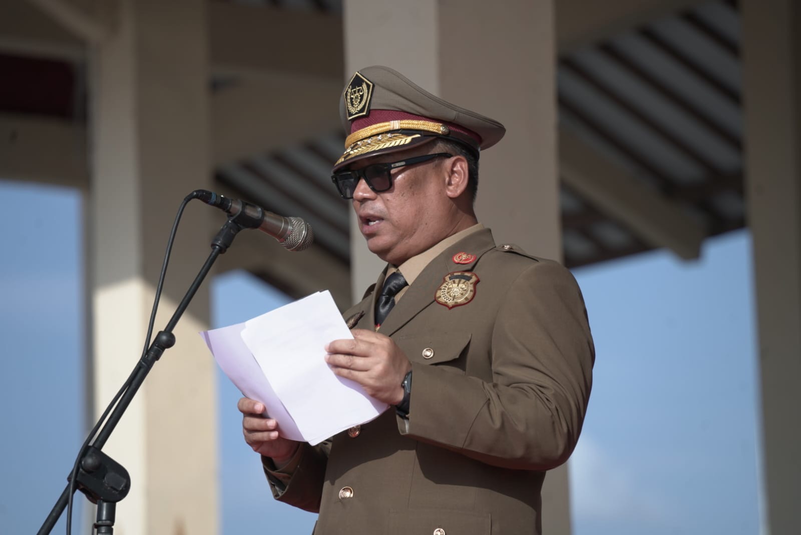 Pimpin Apel Bulan K3 Nasional di Karimun, Wagub Nyanyang Ajak Bersama Terus Lindungi Pekerja