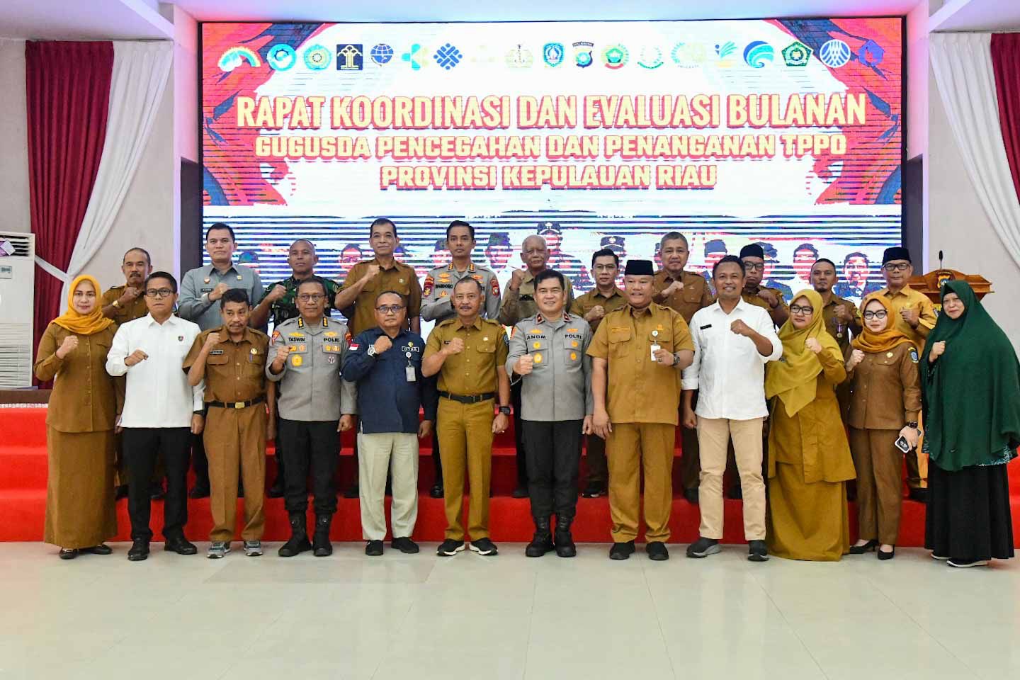 Sekdaprov Adi Ikuti Rakor Perdana Gugus Tugas TPPO Kepri