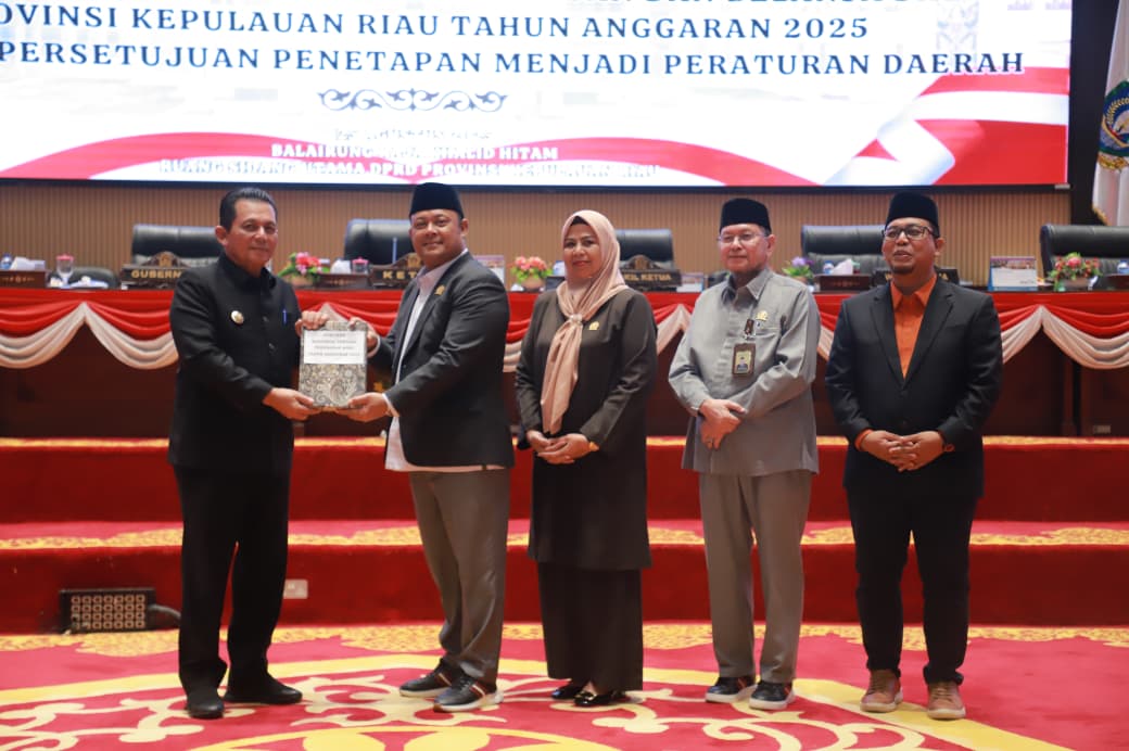 DPRD Kepri Setujui Perubahan APBD Tahun 2025