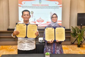 Pemprov Kepri - BPH Migas Teken Kerja Sama Pengendalian dan Pengawasan Pendistribusian Jenis BBM Tertentu dan BBM Khusus Penugasan