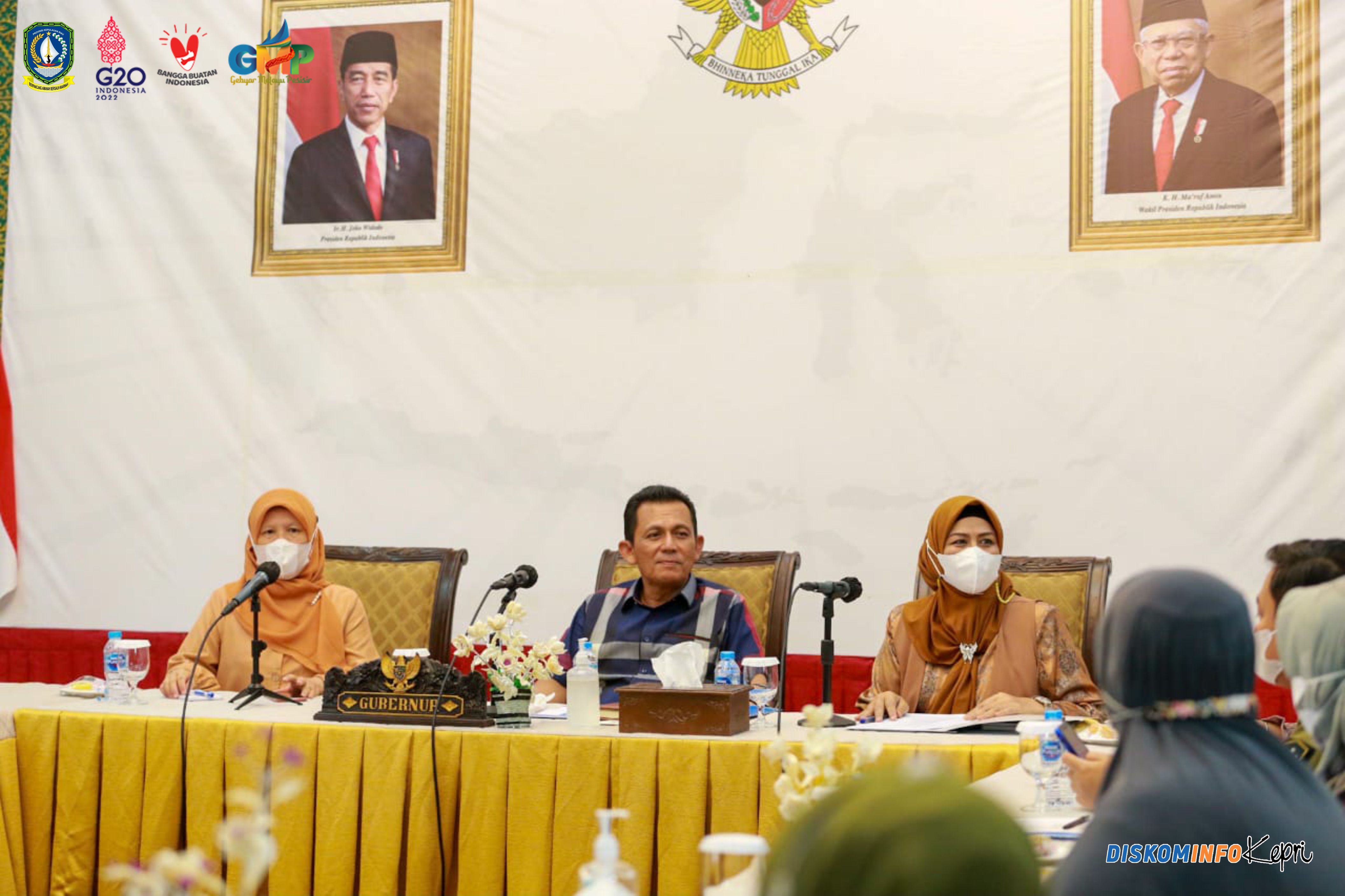 Kepri Tuan Rumah HKG PKK Tingkat Nasional 2022, TP-PKK Gelar Rapat Persiapan