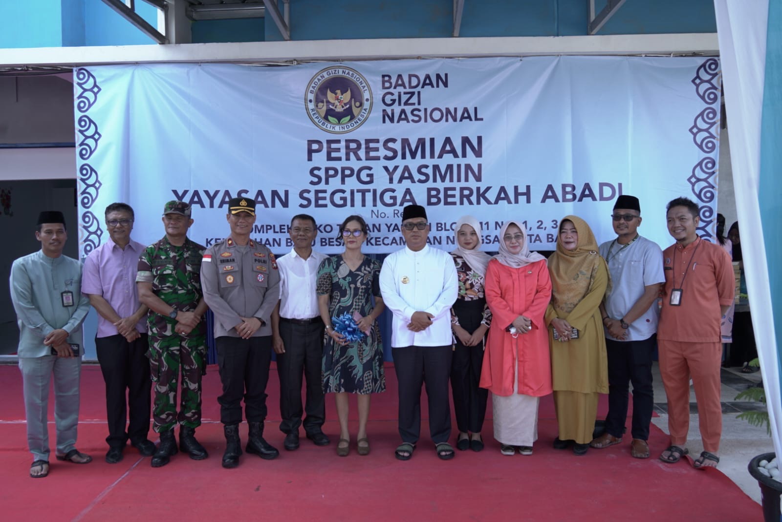 Wagub Nyanyang Resmikan SPPG Yasmin di Nongsa, Tegaskan Komitmen Pemenuhan Gizi untuk Generasi Emas 2045