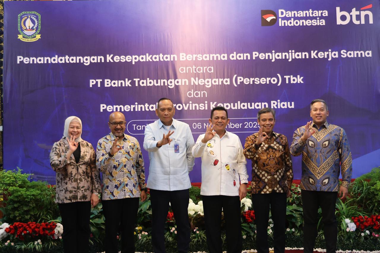 Pemprov Kepri dan Bank BTN Teken MoU, Bangun Ekosistem Keuangan Daerah yang Inklusif dan Berkelanjutan