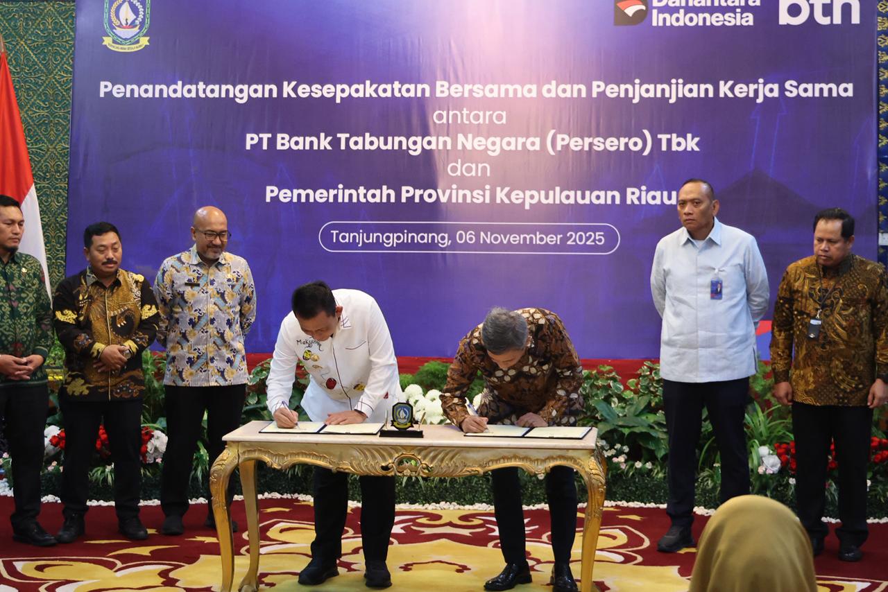 Pemprov Kepri dan Bank BTN Teken MoU, Bangun Ekosistem Keuangan Daerah yang Inklusif dan Berkelanjutan