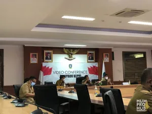Gubernur Ikuti Rakor PMIB Dari Malaysia Secara Virtual