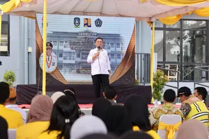G2C Gubernur Ansar ke Kampus STISIPOL Raja Haji, Motivasi Mahasiswa Sekaligus Resmikan Rusun