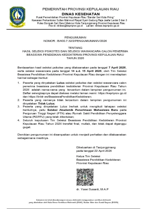 Pratinjau PENGUMUMAN HASIL SELEKSI PSIKOTES DAN WAWANCARA.pdf