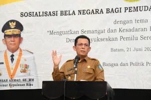 Untuk Sukseskan Pemilu Serentak 2024, Gubernur Ansar Tekankan Pentingnya Bela Negara