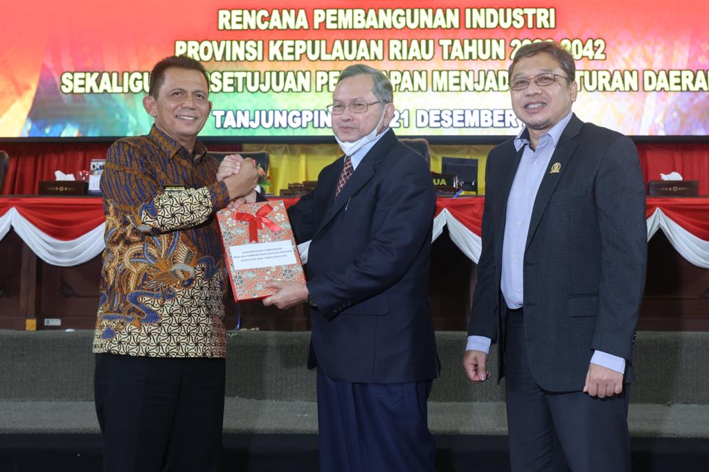 Ranperda RPIP Kepri Disahkan Jadi Perda