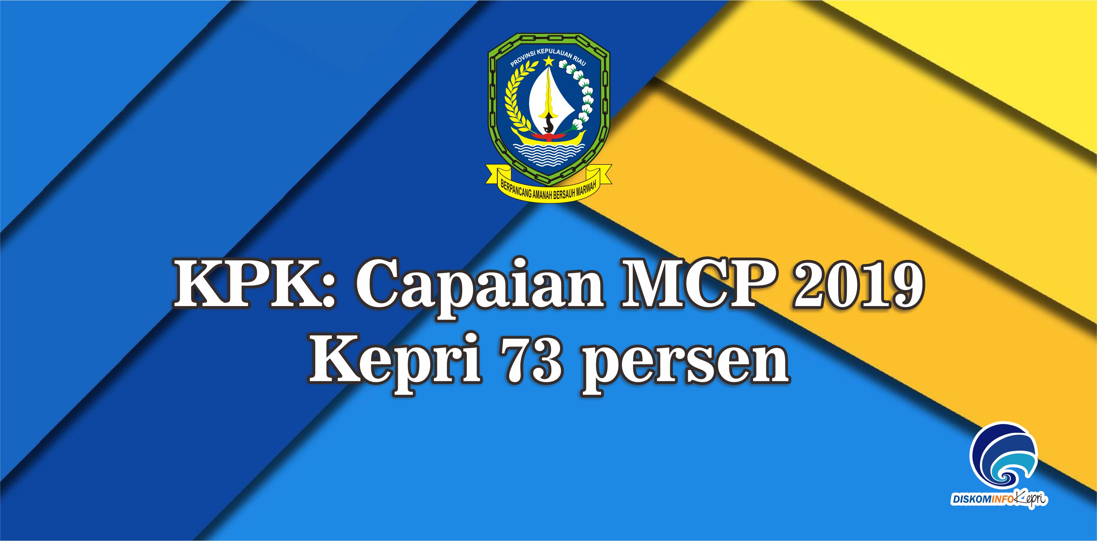 KPK: Capaian MCP 2019 Kepri 73 persen