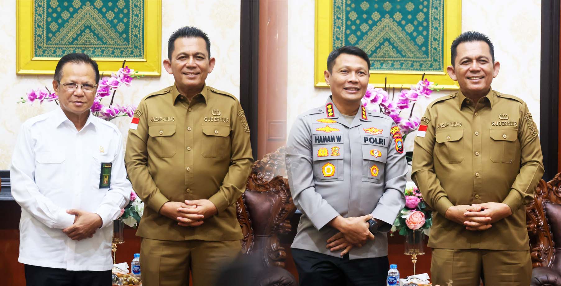Gubernur Kepri Terima Kunjungan Ketua Pengadilan Tinggi dan Kapolresta Tanjungpinang