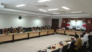 Pj. Sekda Kepri Pimpin Rapat Terkait Progres Rencana Pembangunan Jembatan Batam-Bintan