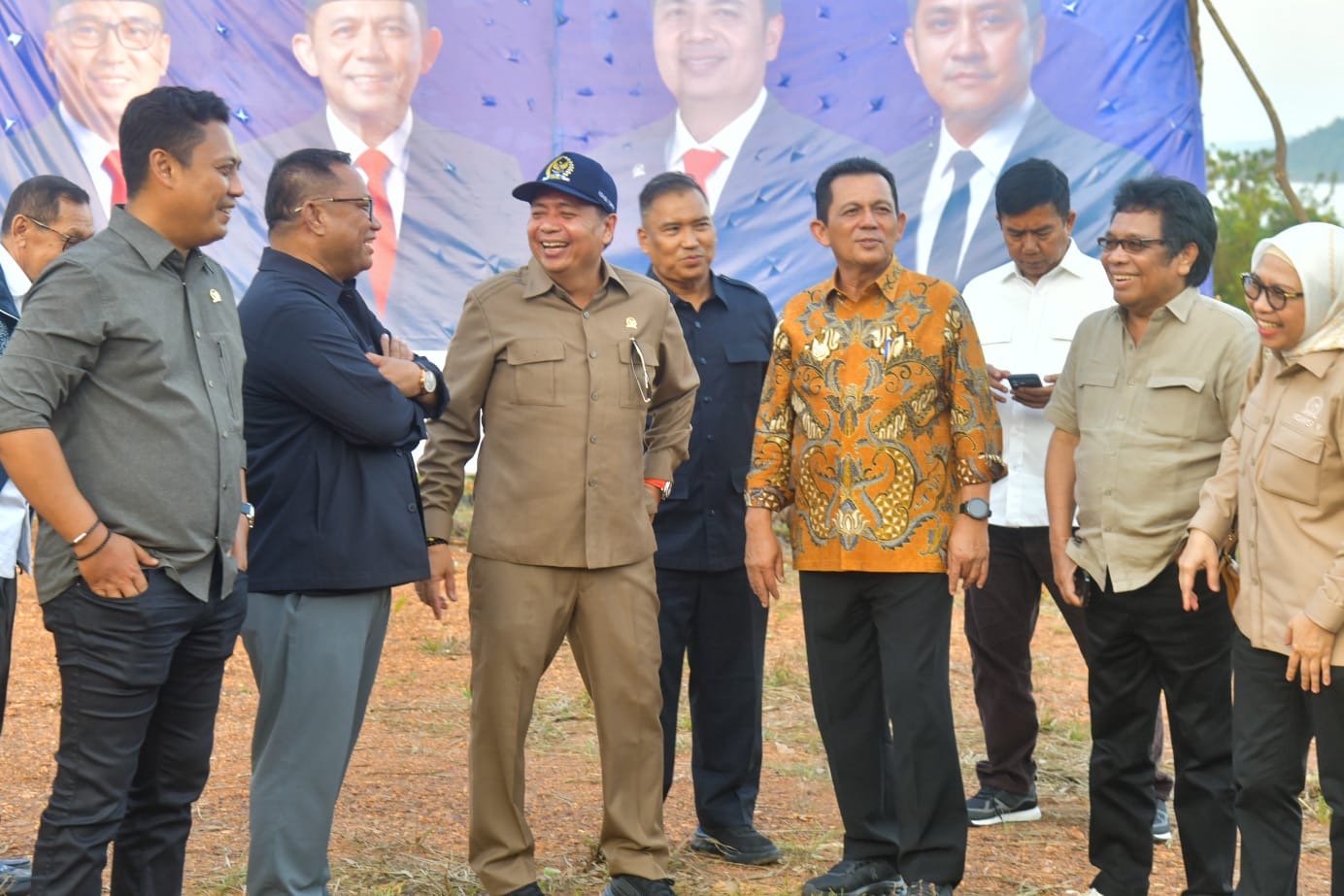 Ansar dan Nyanyang Dampingi Komisi V DPR RI Tinjau Lokasi Pembangunan Jembatan Batam–Bintan