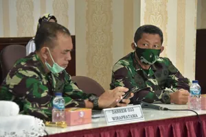 Danlantamal IV Tanjungpinang Hadiri Rakor Percepatan Penanganan Covid-19 di Batam