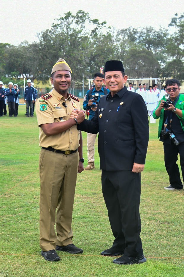 Pemprov Kepri Gelar Apel Peringatan Bulan K3 Nasional ke-56 di Batam