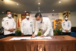 Gubernur Ansar Buka Rakerda Bangga Kencana
