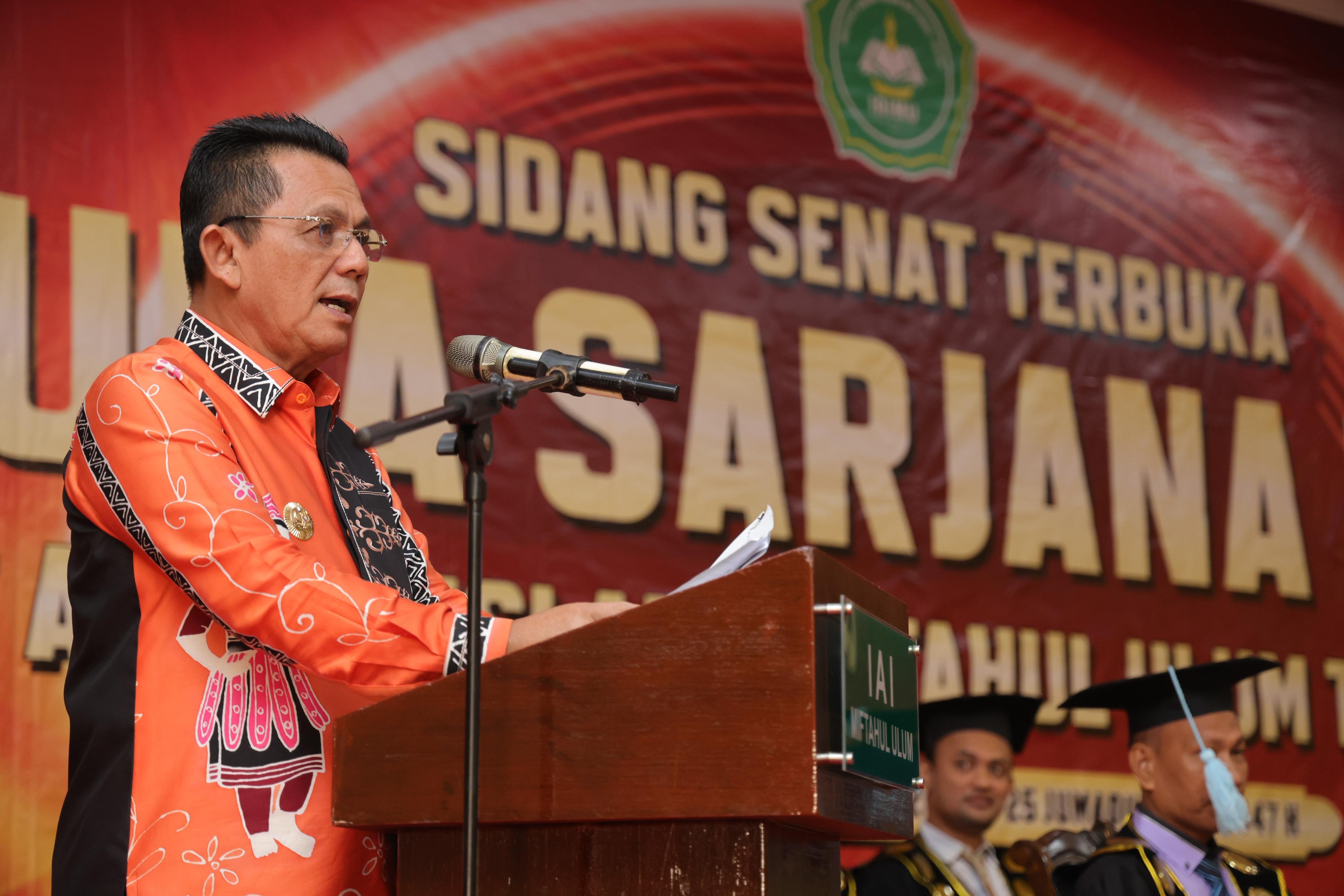 Gubernur Ansar Ahmad Tekankan Peran SDM di Era Society 5.0 pada Wisuda ke-XXV IAI Miftahul Ulum Tanjungpinang