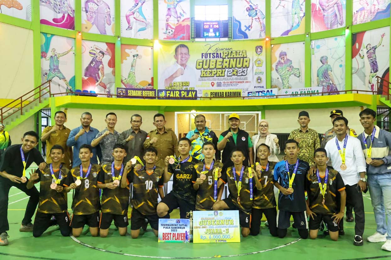 Gubernur Ansar Resmi Tutup Kejuaraan Gubernur Cup Tahun 2023 Zona Vl Kabupaten Karimun