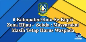 6 Kabupaten/Kota Se-Kepri Zona Hijau - Sekda : Masyarakat Masih Tetap Harus Waspada