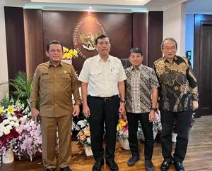 Gubernur Ansar Temui Luhut Binsar Bahas Penambahan Investasi KEK Galang Batang